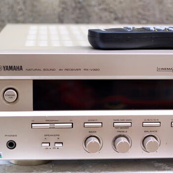 Yamaha original yamaha yamaha rx-v320 power amplifier 5.1 dual decoding dts coaxial fiber remote control free shipping