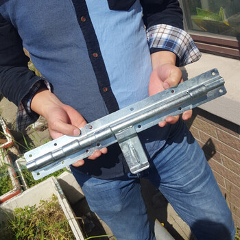 Door bolt, door bolt, thick door bolt, latch, door buckle, door bolt, wooden door, iron door, surface mounted large latch, thickened, 35 cm one