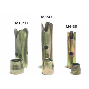 Xunliba combination pull head blast expansion head screw rod split top blast screw ceiling m6m8m10 m8 (100 sets)