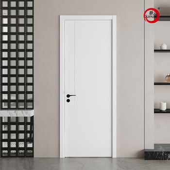 Oupai wooden door paint-free solid wood composite noise reduction simple indoor carving door household door jsop-006b can be customized. for details, please contact customer service