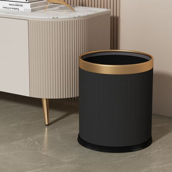 Feida sanhe lidless trash can 12l gray light luxury high-end double bucket design home living room bedroom kitchen office toilet