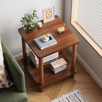 Gupujia coffee table, living room, sofa, side table, simple small tea table, small apartment bedroom, small square table, movable bedside table