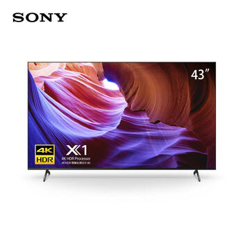 Sony tv kd43x85k 43-inch full-screen 4k high-refresh screen 120hzhdr android smart lcd tv 1-inch black