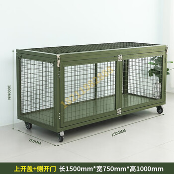 Renjuyi customized military green mobile mesh shield storage shelf equipment mesh cage pallet truck field picture supply box rotational molding box military green 1.5 meter mobile mesh cage top opening + side opening