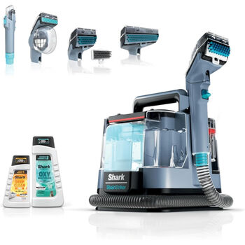 Sharker sharker px202brn portable pet carpet/upholstery multifunctional cleaner portable decontamination deep cleaner removes stains and odors blue