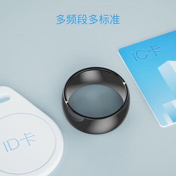 Smart ring nfc ring waterproof access control icid chip wearable support apple android system fashion lord of the rings r4 (8 codes)