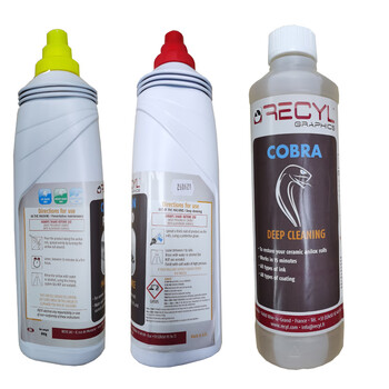 Anilox roller cleaning fluid ceramic roller french cobra 950g