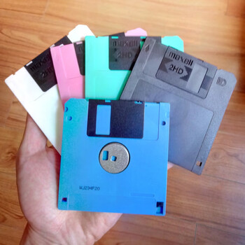 5 floppy disks, embroidery machine, textile machine, computer disk, a drive, 3.5-inch floppy disk, 1.44m floppy disk, maxell (5 pieces dismantled)