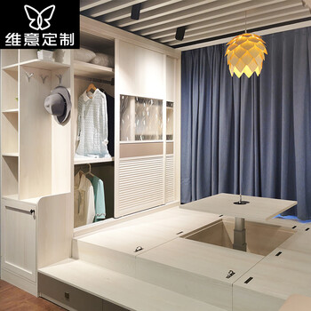 Weiyi customized tatami customized multifunctional tatami bed wardrobe integrated combination bedroom space customized privilege deposit customized deposit