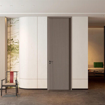 Huazhen wooden door bedroom door interior door kitchen door paint-free noise reduction wooden composite door