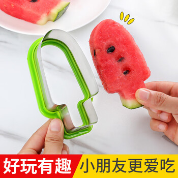 Necooks stainless steel watermelon cutting tool watermelon slicer fruit divider popsicle cutting mold mold platter tool