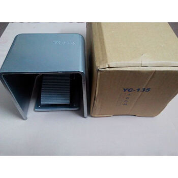 Foot switch ssupou single yc-104a-103a-135a self-resetting aluminum shell with cover pedal pedal yc135a self-resetting loose foot rebound