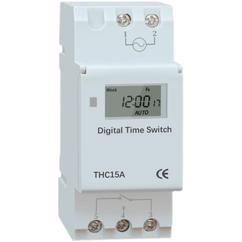 Ouhuayuan thc15a light box time control switch 220v24v12v microcomputer time controller electric box card rail timer ac 220v chinese version
