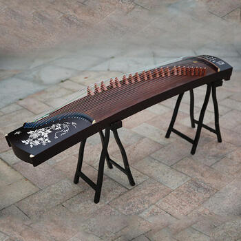 Bailongyin guzheng entry-level practice teaching for beginners, adults and children playing graded solid wood guzheng, middle-aged and elderly guzheng, official standard + stand