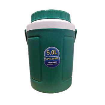 Bozhi ice cube insulated bucket portable plastic car-mounted sealed cold drink shop ice cube insulated commercial refrigerator box blue 2l ice bag