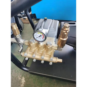 Zhihuishu ultra-high pressure pump head cleaning machine car washing machine head humidification mist-making ceramic plunger 15-70l large flow pump head domestic 500 kg with pressure regulating valve