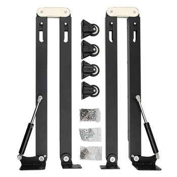 Rsrddy flip-down folding telescopic table dining side invisible desk wine cabinet multi-functional bar hidden track connection hardware accessories telescopic table accessories