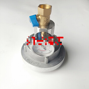 Fire hydrant pressure test joint test water pressure tester detection instrument stuffy cover pressure test device pressure test device with small meter