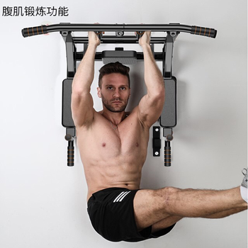 Shuanghang reinforced indoor wall horizontal bar home pull-up device wall horizontal bar parallel bar sandbag rack