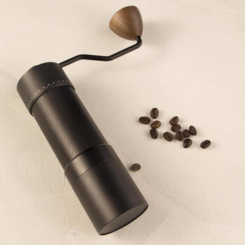 Luxiang new second generation externally adjustable hand-cranked bean grinder hand-grinding steel core seven-star manual coffee grinder bean grinder o05-seven-star steel core-titanium-plated-knight black