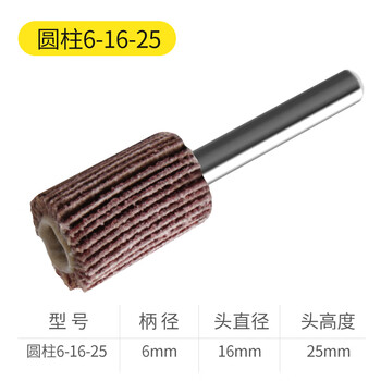 Renjuyi customized boutique nanshan impeller with handle, louver wheel grinding head sandpaper wood metal polishing grinding head electric grinding 616mm 100 pieces