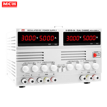 Mch meichuang (mch) dual-channel dc regulated power supply digital display 30v5a multi-function series parallel three-channel k305d-ii switch dual-channel