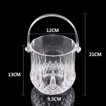 Tiger head stainless steel ice bucket ktv champagne bucket red wine bucket spit bucket ice cube ice grain bucket bar beer bucket large acrylic ice bucket