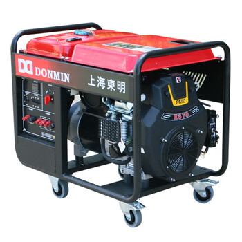 Dongming dongming small gasoline generator 12kw supermarket emergency backup mobile portable single three-phase 12kw gasoline generator set