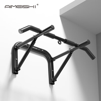 Aimeishi wall horizontal bar indoor pull-up punched fixed wall sandbag shelf home fitness equipment foldable
