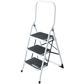 Golden anchor ladder folding ladder multifunctional herringbone ladder three-step ladder wide pedal iron ladder engineering ladder working height 0.68 meters lfd130ta