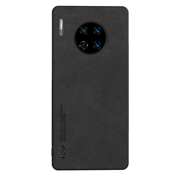 90% new, suitable for huawei mate30 mobile phone case, huawei mate30 protective cover, upgraded skin texture, lambskin matte lens, all-inclusive, men's and women's silicone - jingye black