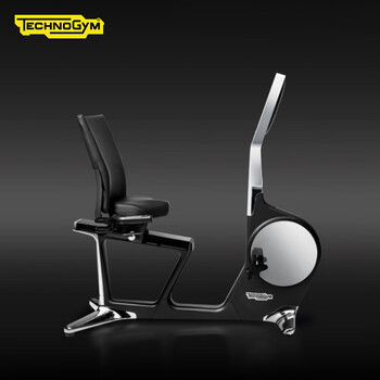 Technogym recumbent bike recline personal black