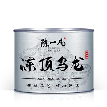 Chen yifan dongding oolong tea taiwanese taiwanese alpine oolong tea strong flavor self-drinking ration canned 100g