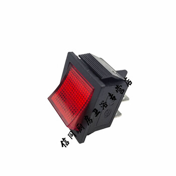 Kaiyue ship type flameout switch 15a220v shutdown start switch 3kw6 kilowatt single phase generator accessories ship type switch (1 piece)