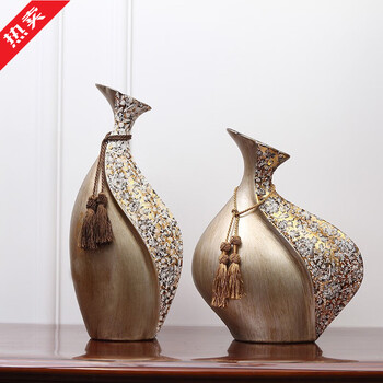 Bofan (bofan) european new chinese style high-end home wealth-seeking ceramic vase ornaments home accessories living room wine cabinet entrance decoration pair