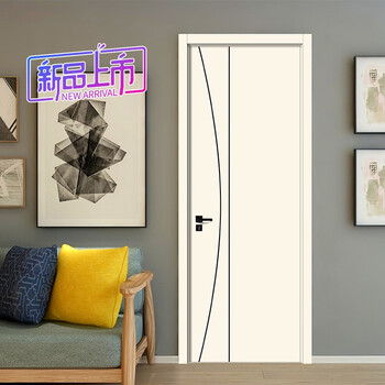 Yingkang shijia bamboo wooden door 3d milan simple gold inlaid yk-923