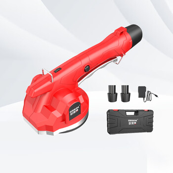 Oulaide germany oulaide ceramic tile tiling machine tile vibrator paving machine automatic floor tile wall tile paving tool porcelain glazing china red flagship upgraded aluminum plate dual battery tiling machine