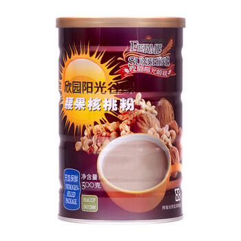 Ferme sunshing xinyuan sunshine valley green cashew walnut powder 500g original imported drinking cereal meal replacement