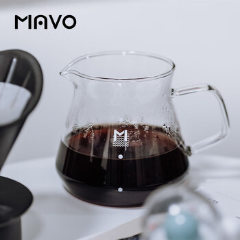 Yingsha coffee sharing pot hand brewing home set heat-resistant glass japanese drip coffee maker 450ml