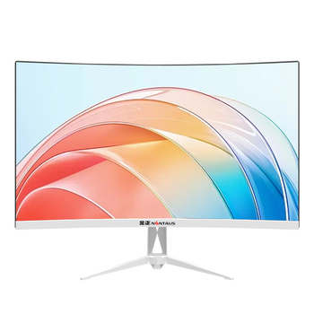 95% new ricrss 23.8-inch curved monitor 100hz refresh rate hdmi full hd home office computer low blue light lcd screen micro frame can be wall-mounted