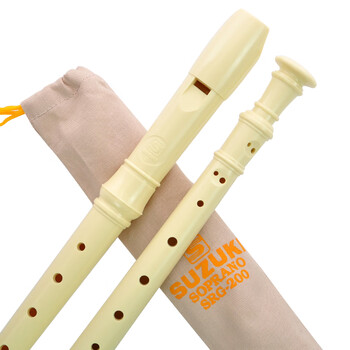 Suzuki (suzuki) recorder 8-hole german-style treble srg-200 elementary school student classroom teaching eight-hole flute playing instrument for beginners german-style eight-hole c key treble srg-200
