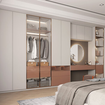 Bunny (tubao) bunny ecological board happy home full space customized wardrobe bedroom living room cloakroom entry cabinet customized gold enf level happy home (ecological board)