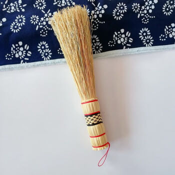 Pot brush artifact straw pot brush old-fashioned handmade plant cooking broom wash iron pot brush kitchen chopping board 26cm gold seedling soft brush