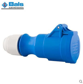 German bals industrial mobile socket 16a/3p/ip44 connector typ31001 31001