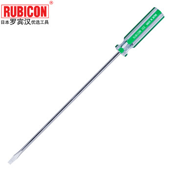 Robin hood (rubicon) no.102 strong magnetic color strip screwdriver 5.0x300mm screwdriver slotted screwdriver