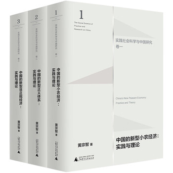 University scholar huang zongzhi practical social science and china studies three volumes (small farmer economy + justice system + informal economy)