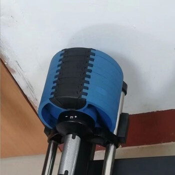 Ashi adjustable dumbbell men's fitness home electroplated quick-adjustable dumbbell does not drop the piece and adjusts the weight in one second fitness equipment light blue 45kg (5kg increments 9 levels)