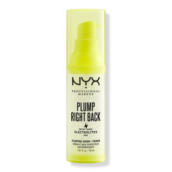 Nyx plumping base makeup primer conforms to makeup and contains vitamin e to smooth and moisturize skin no color 8ml