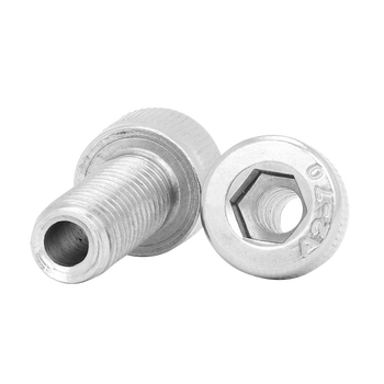 Yuqin m4m5m6m8m10304 stainless steel hollow bolt inner hexagonal hollow screw lamp threading screw through hole m4*6 hole 2mm