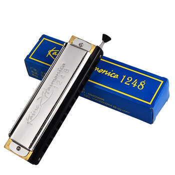 Kane kane 12-hole 48-tone chromatic harmonica 12-hole beginner self-study introduction to c major adult professional performance 12-hole chromatic scale carton